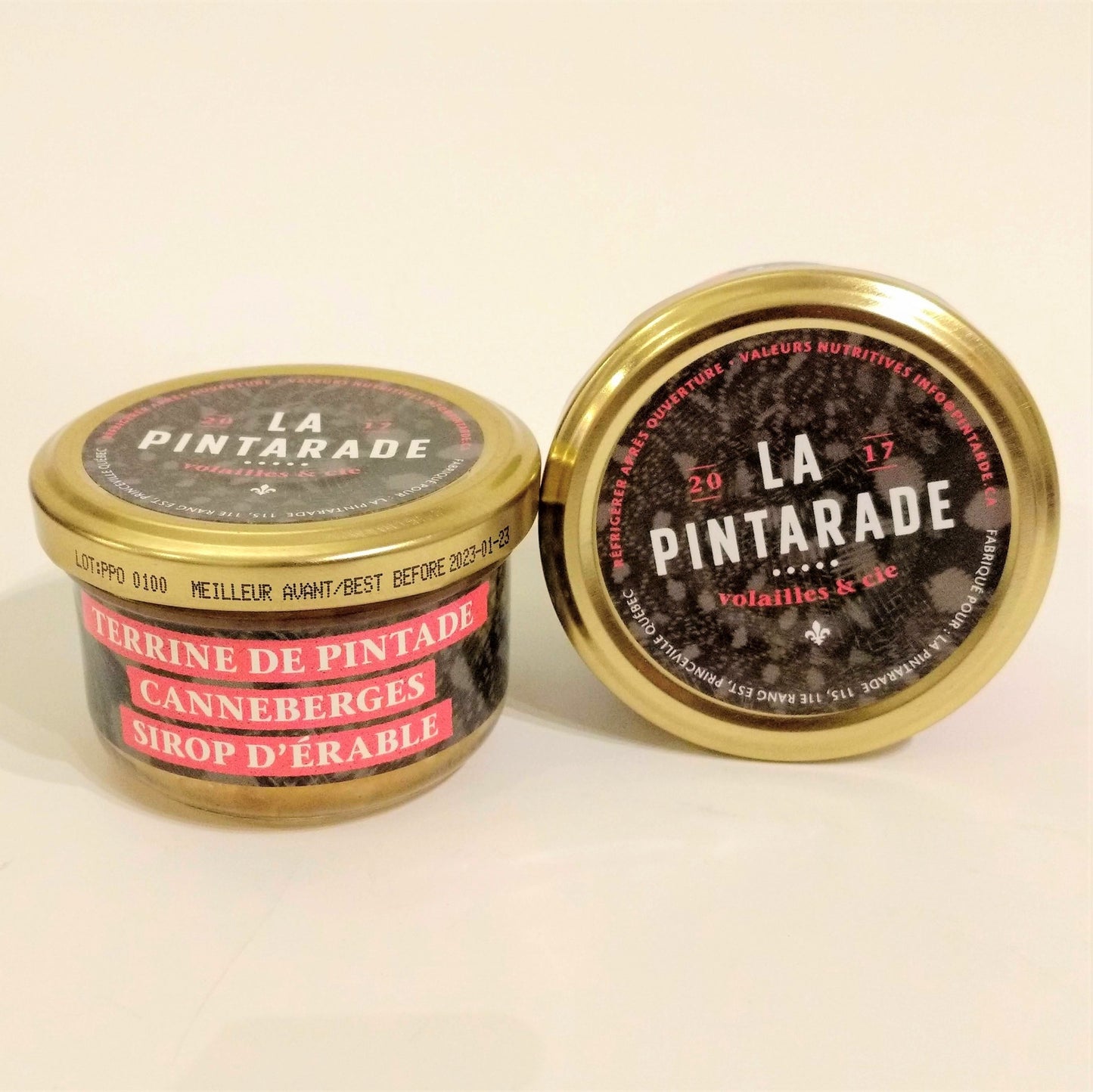 Terrine de pintade - Canneberges et sirop d'érable