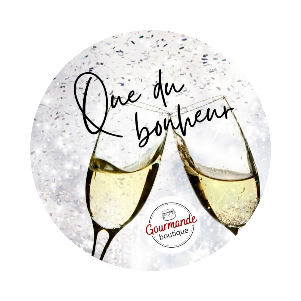 Décoration Que du bonheur pour coffret cadeau