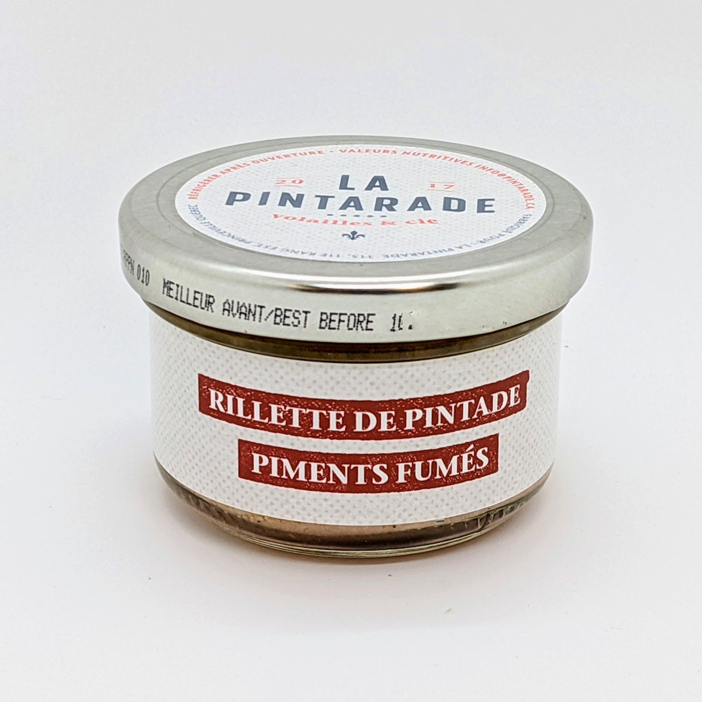 Rillette de pintade - Piments fumés