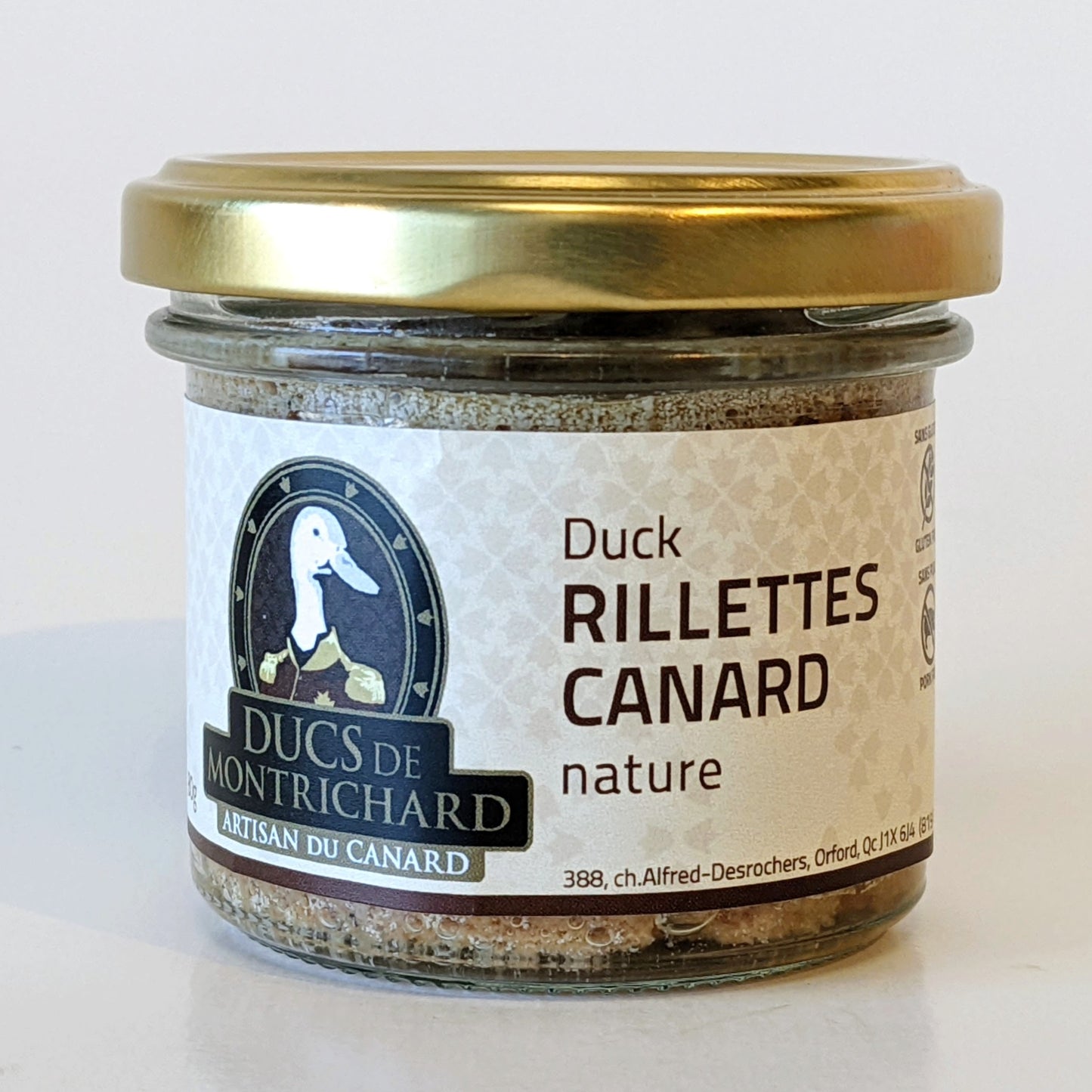 Rillettes pur canard nature Ducs de Montrichard