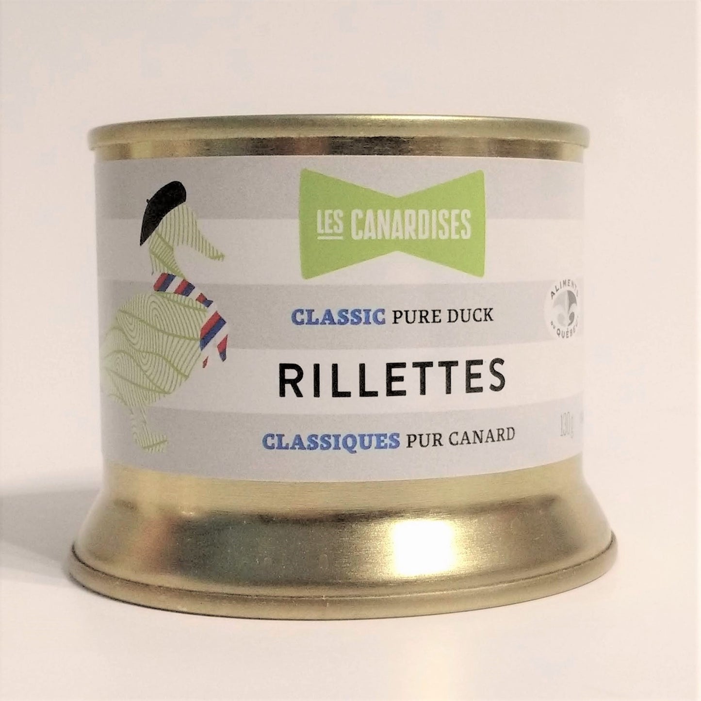 Rillettes classiques pur canard