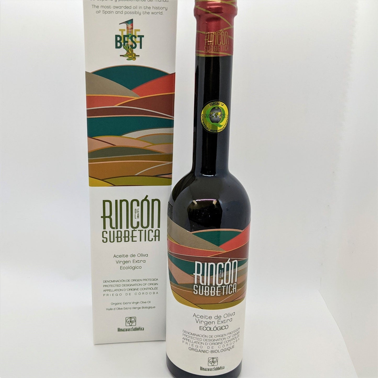 Huile d'olive Rincon de la Subbetica - Meilleure huile d'olive, classée en tête du palmarès mondial « World's Best Olive Oils »