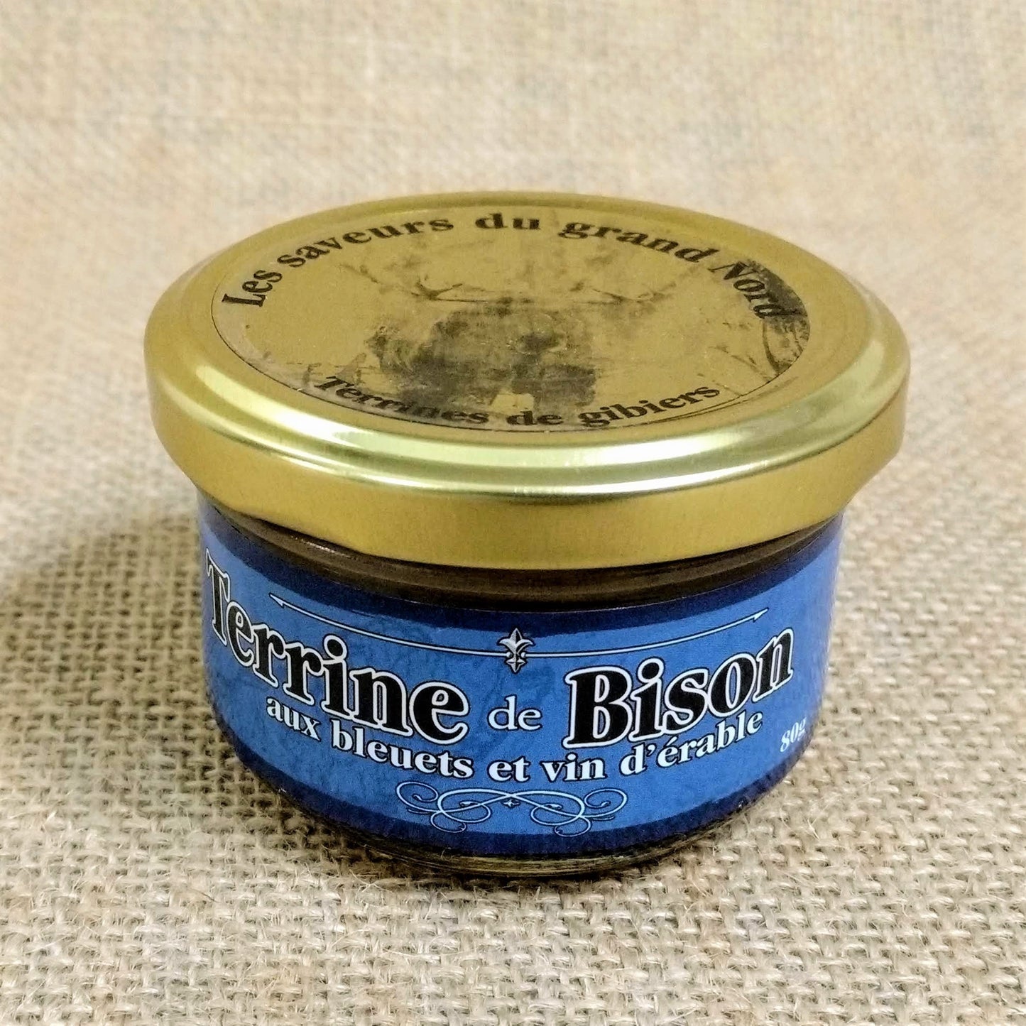 Terrine de bison aux bleuets et vin d'érable