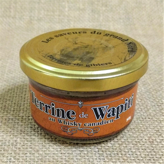 Terrine de wapiti au whisky canadien