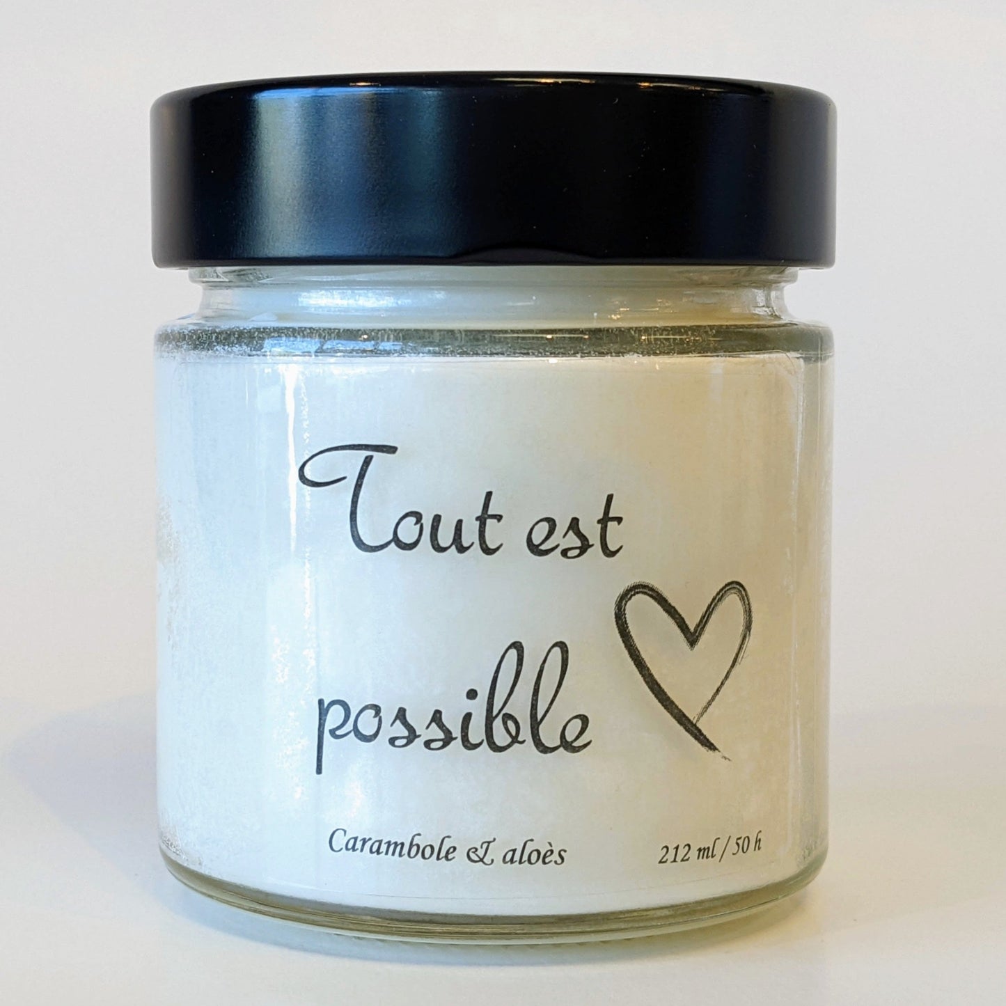 Bougie Tout est possible - P'tites Bougies Création
