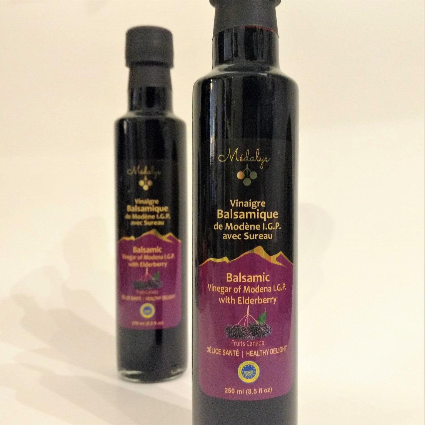Vinaigre balsamique avec sureau