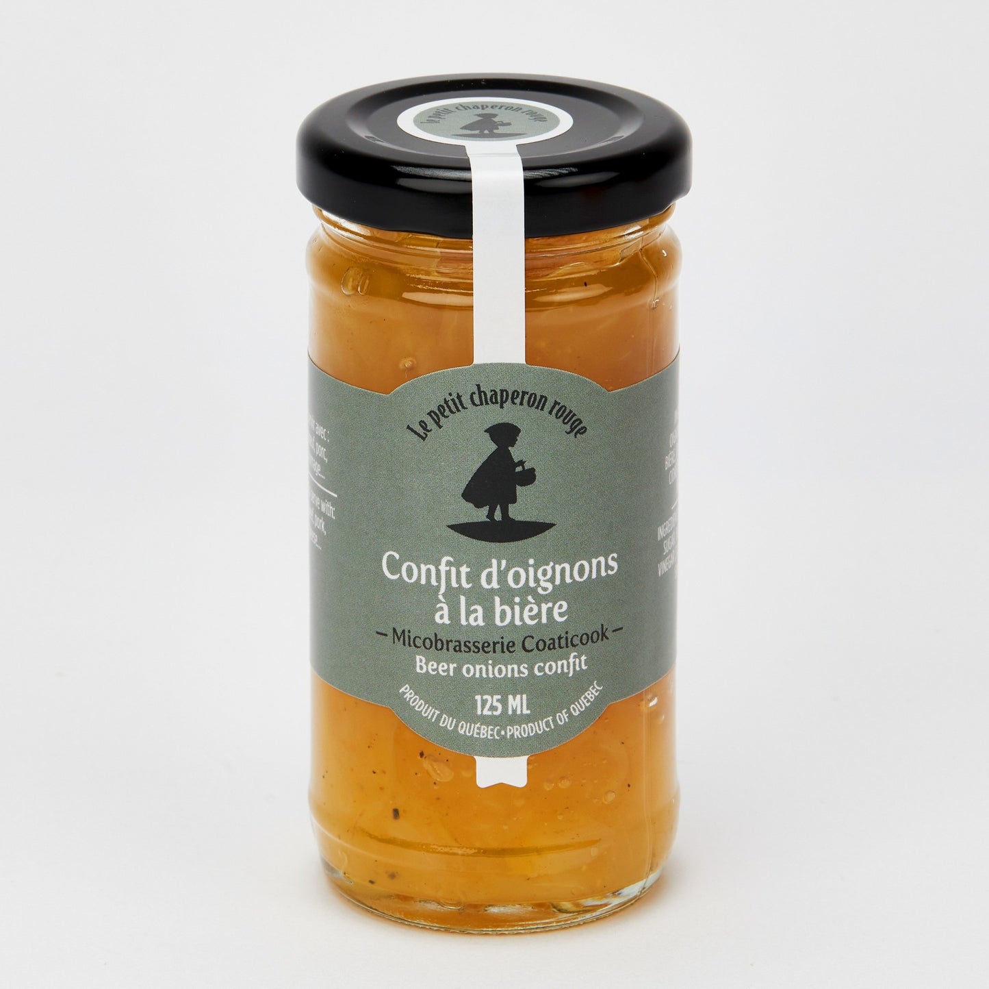 Onion confit with beer from Microbasserie Coaticook