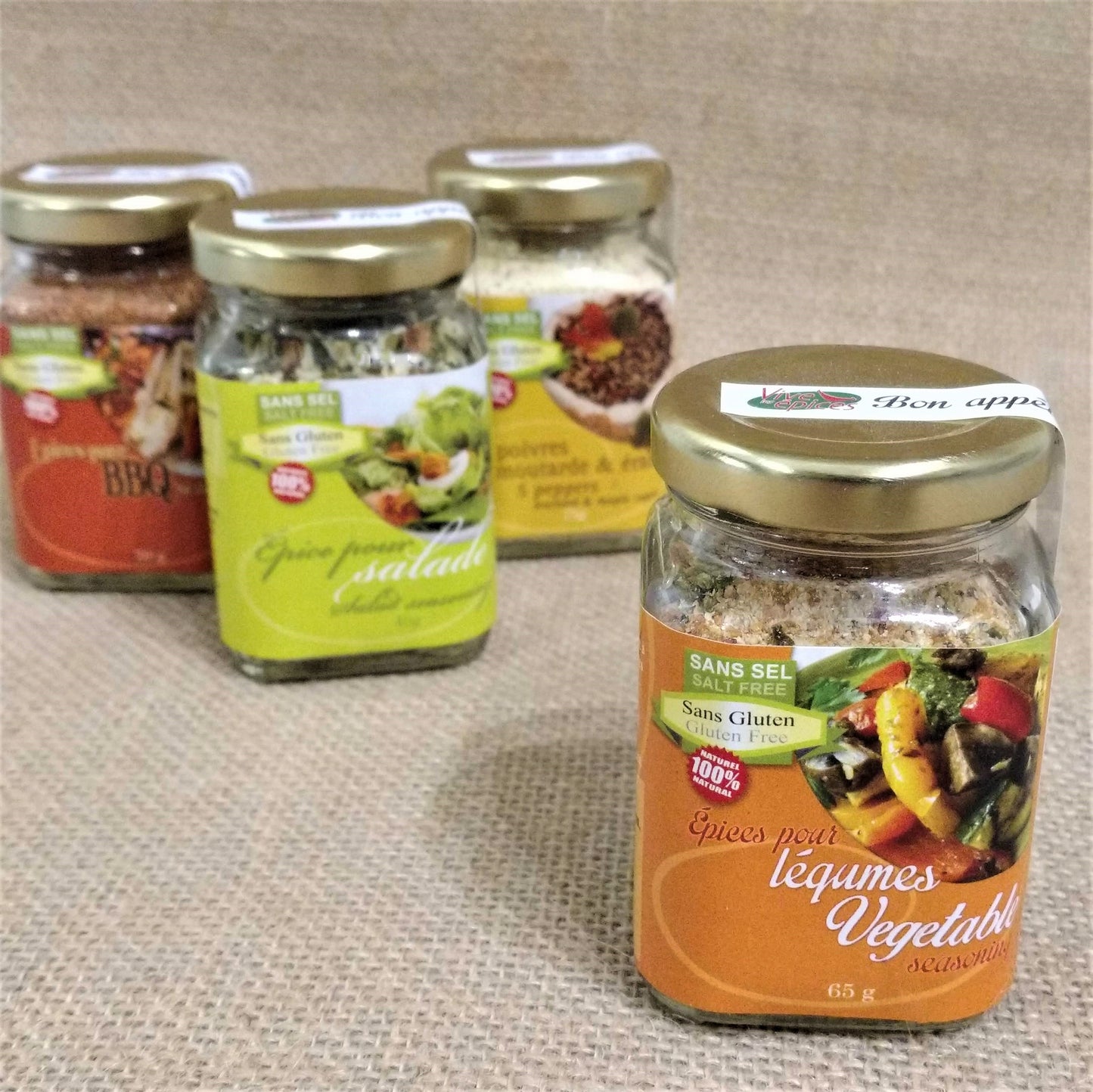 Épices pour légumes sans sel et sans gluten