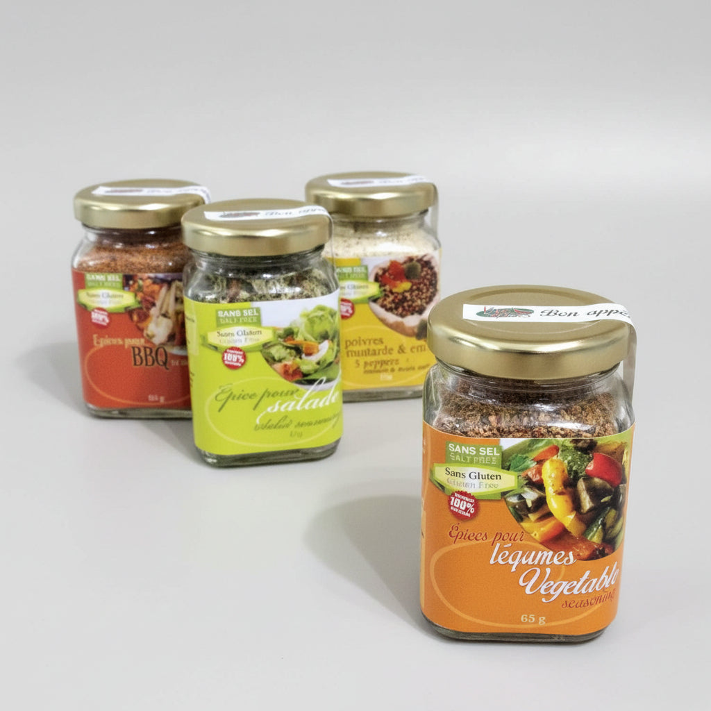 Épices pour légumes sans sel et sans gluten