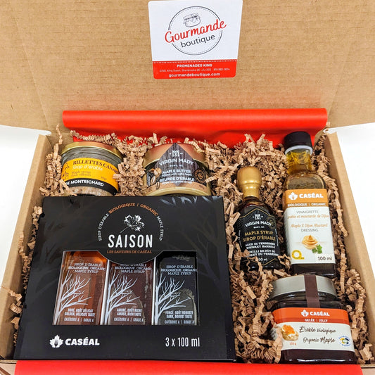 Coffret cadeau 100 % Érable - Gourmande boutique