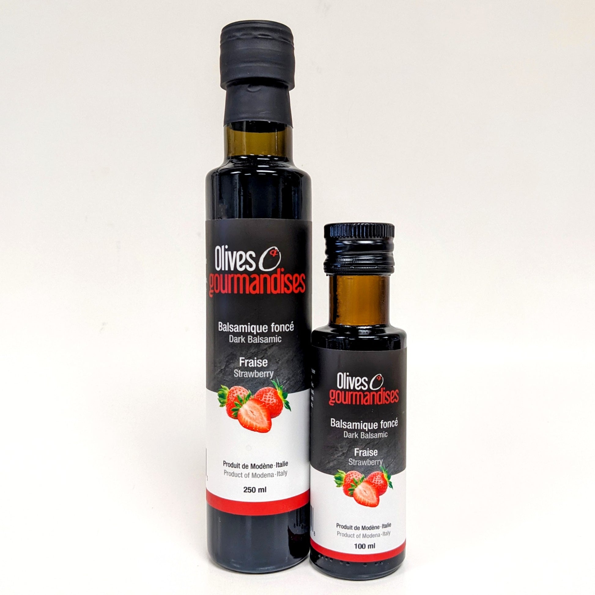 Vinaigre balsamique à la fraise - Olives et gourmandises