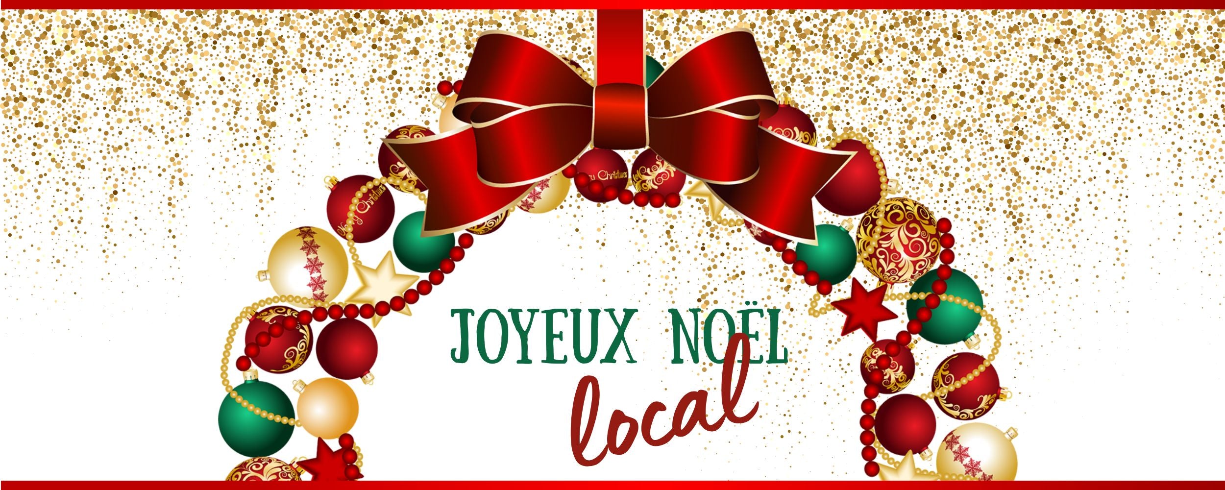 Des produits locaux comme cadeaux de Noël