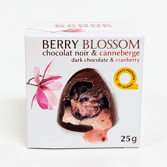 Berry Blossom - Chocolat noir et canneberge