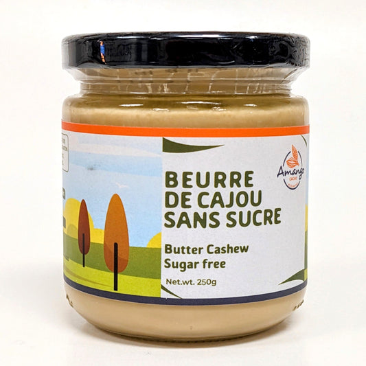 Beurre de cajou sans sucre - Amango Cacao