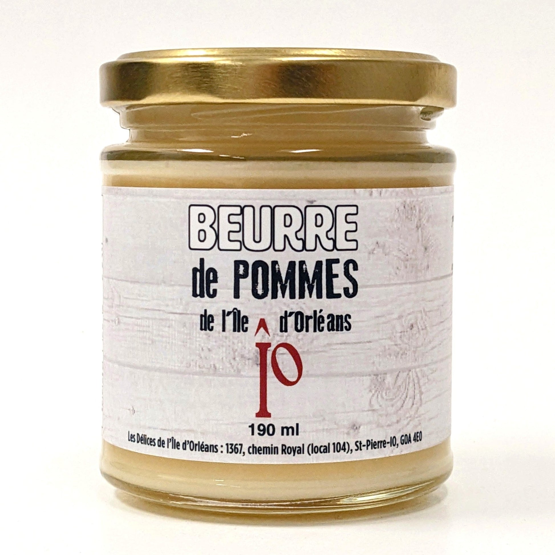 Beurre de pommes - Les Délices de l'île d'Orléans