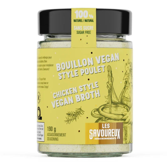 Bouillon vegan style poulet