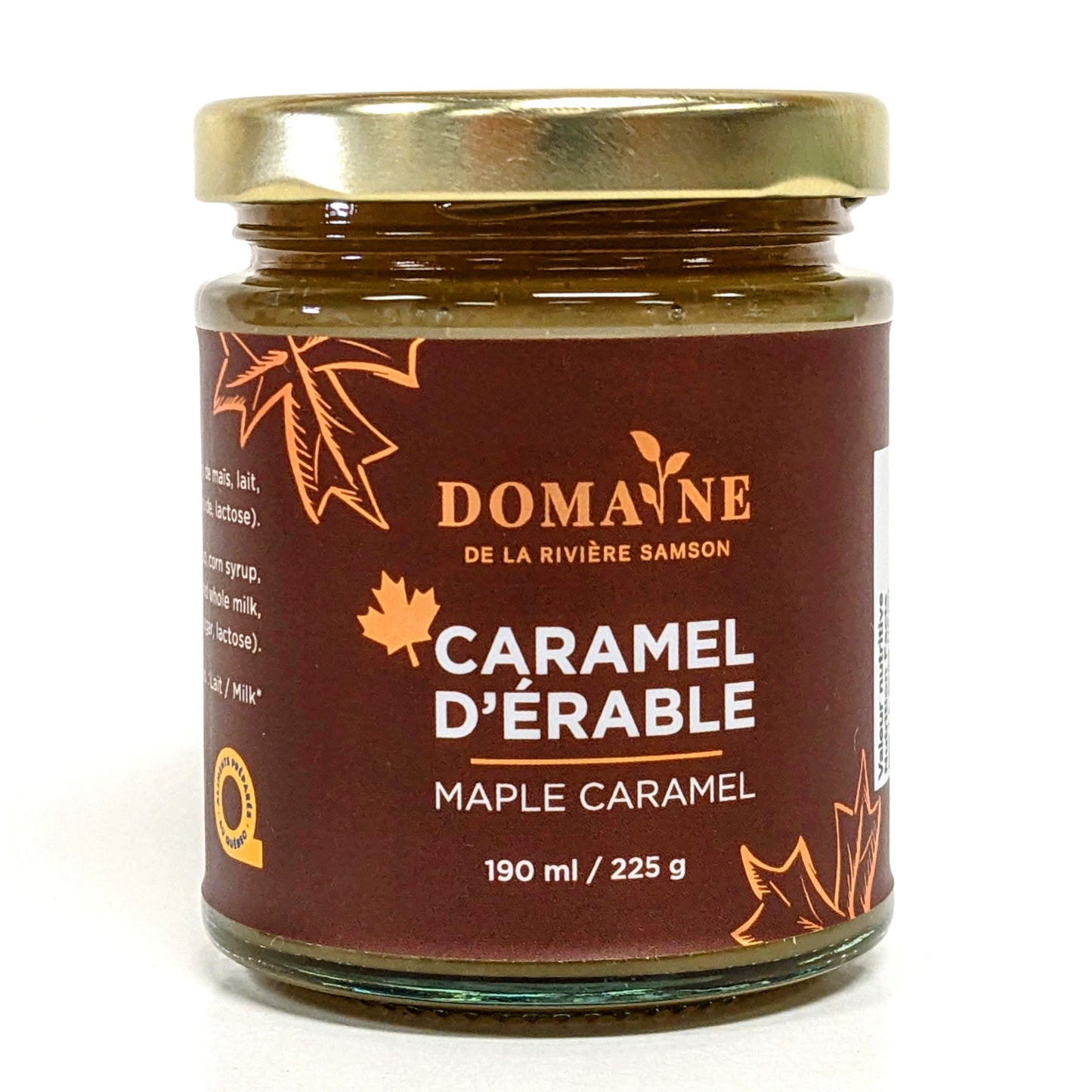 Caramel d'érable - Domaine de la Rivière Samson