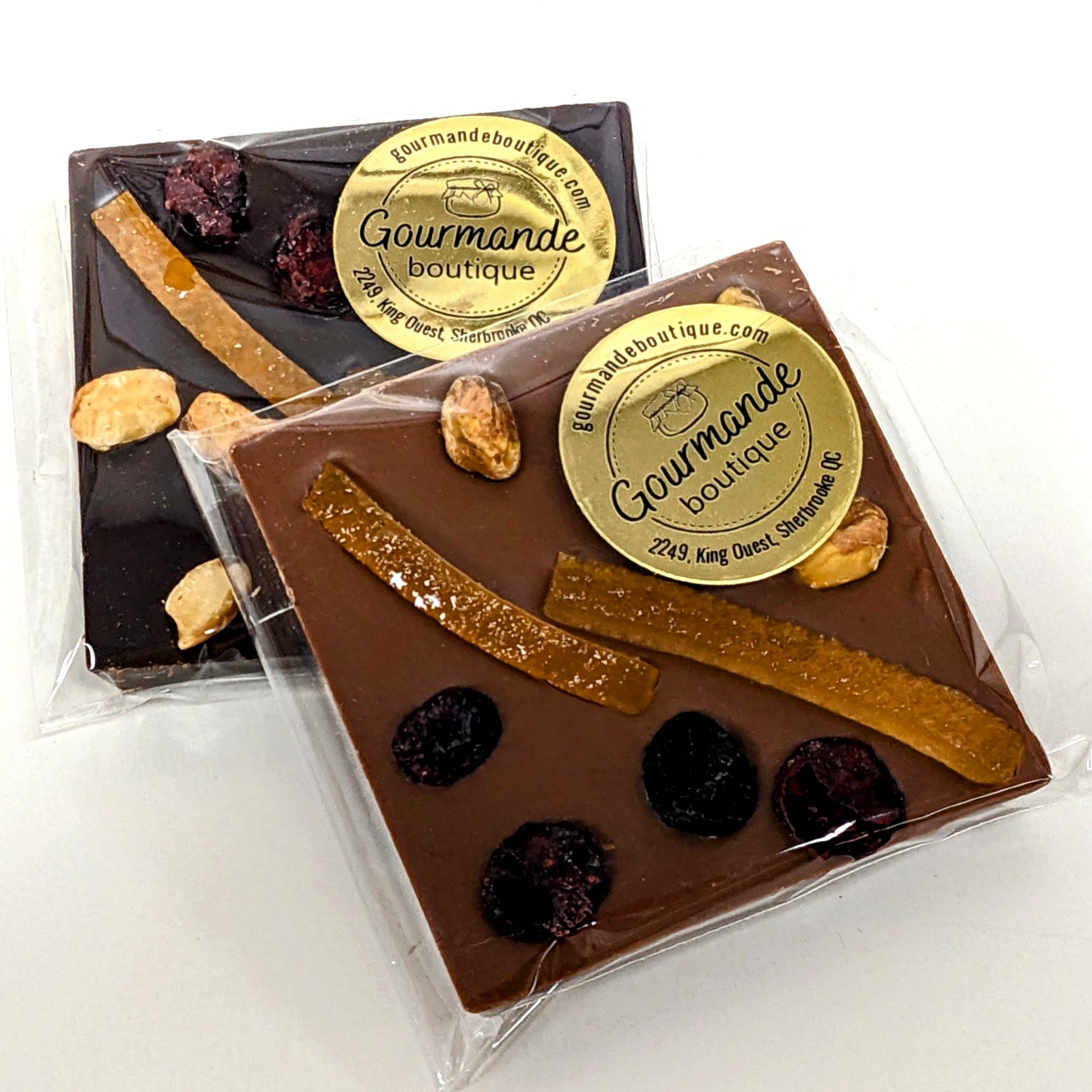 Tablette de chocolat avec fruits séchés - Gourmande boutique