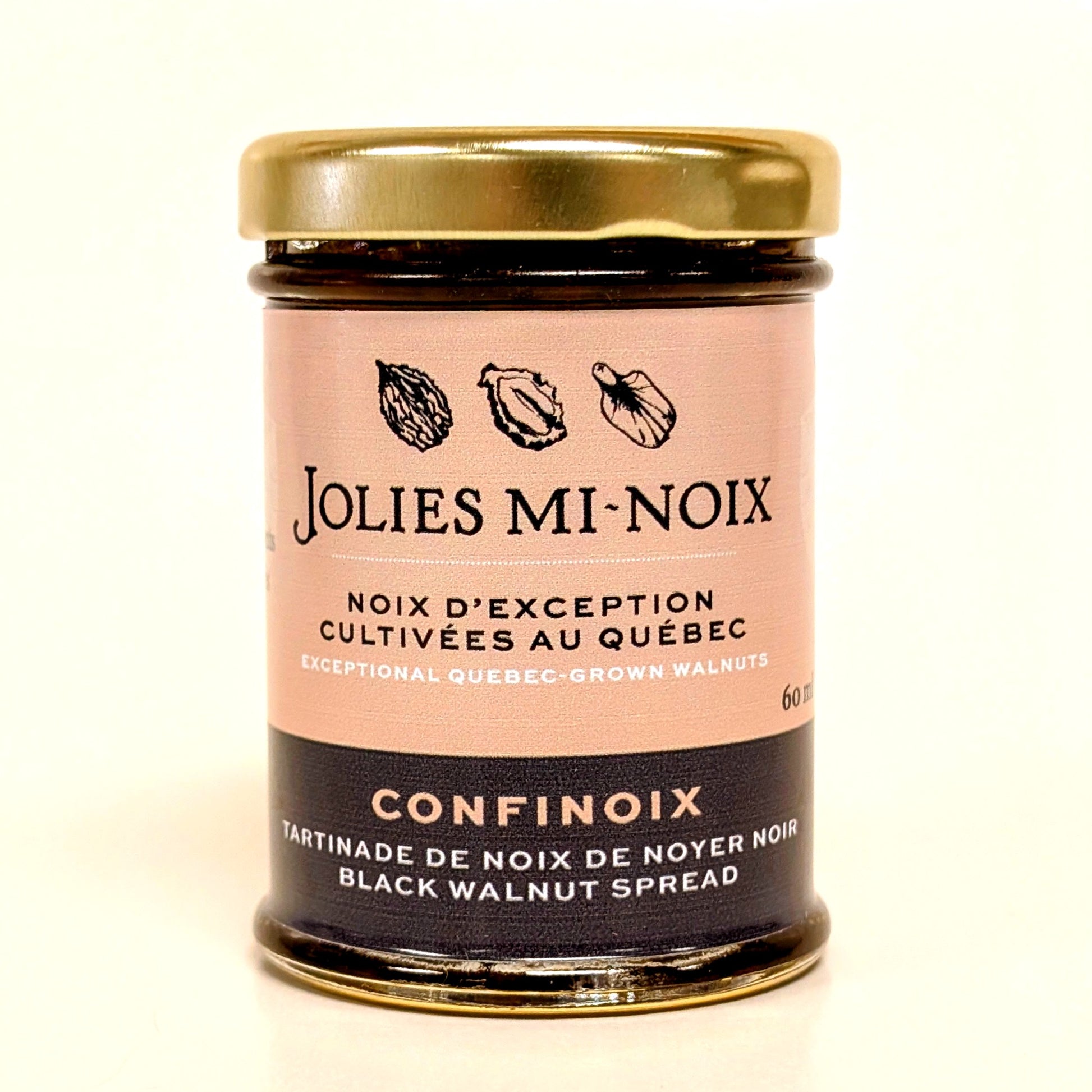 Confinoix - Tartinade de noix de noyer noir - Jolies Mi-Noix