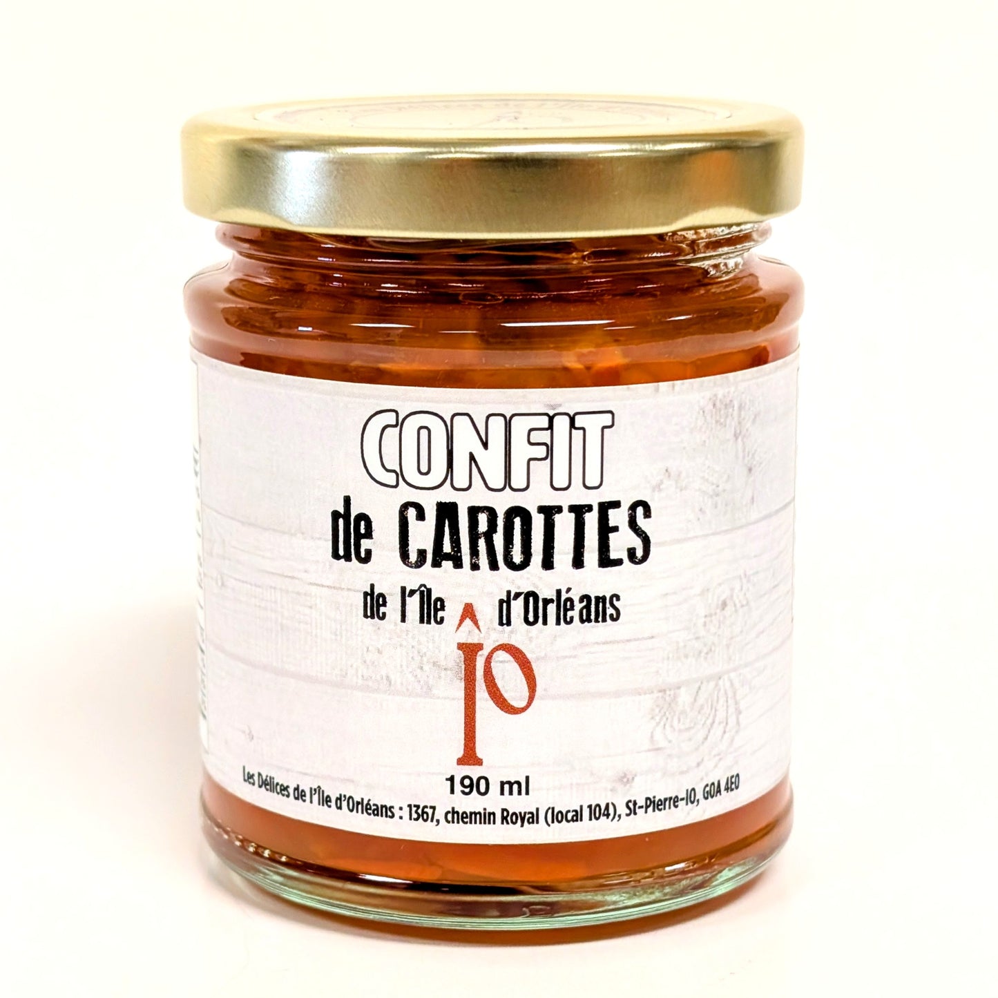 Confit de carottes - Les Délices de l'Île d'Orléans
