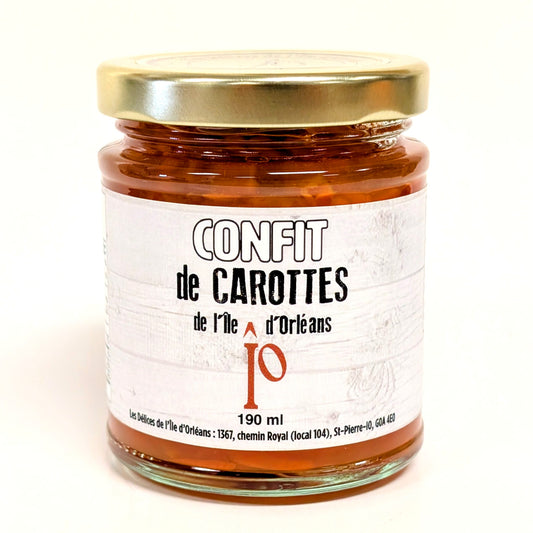 Confit de carottes - Les Délices de l'Île d'Orléans