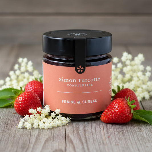 Confiture Fraise et sureau - Simon Turcotte Confiturier