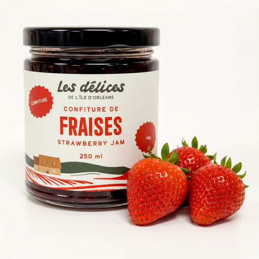 Confiture de fraises - Délices de l'Île d'Orléans