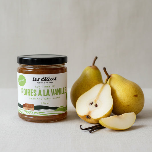 Confiture de poires à la vanille - Les Délices de l'Île d'Orléans