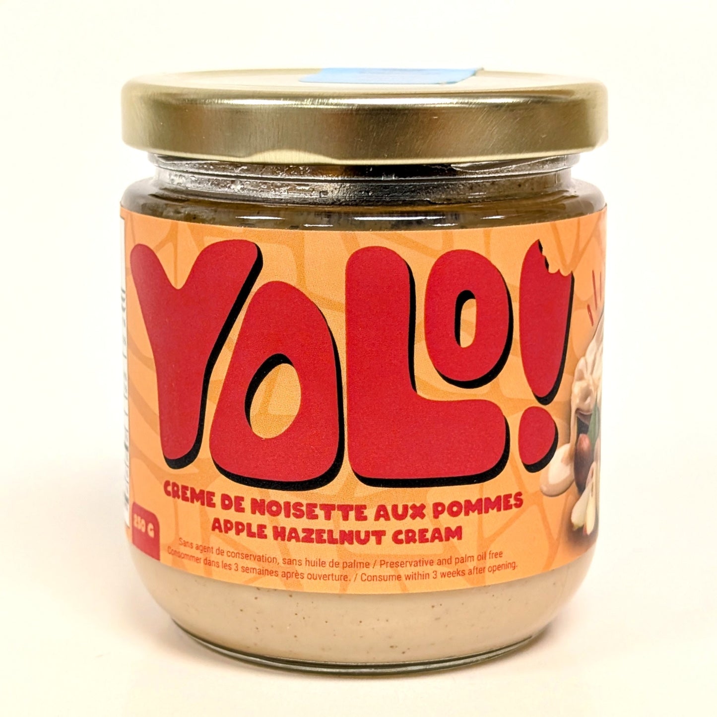 Crème de noisette aux pommes Yolo
