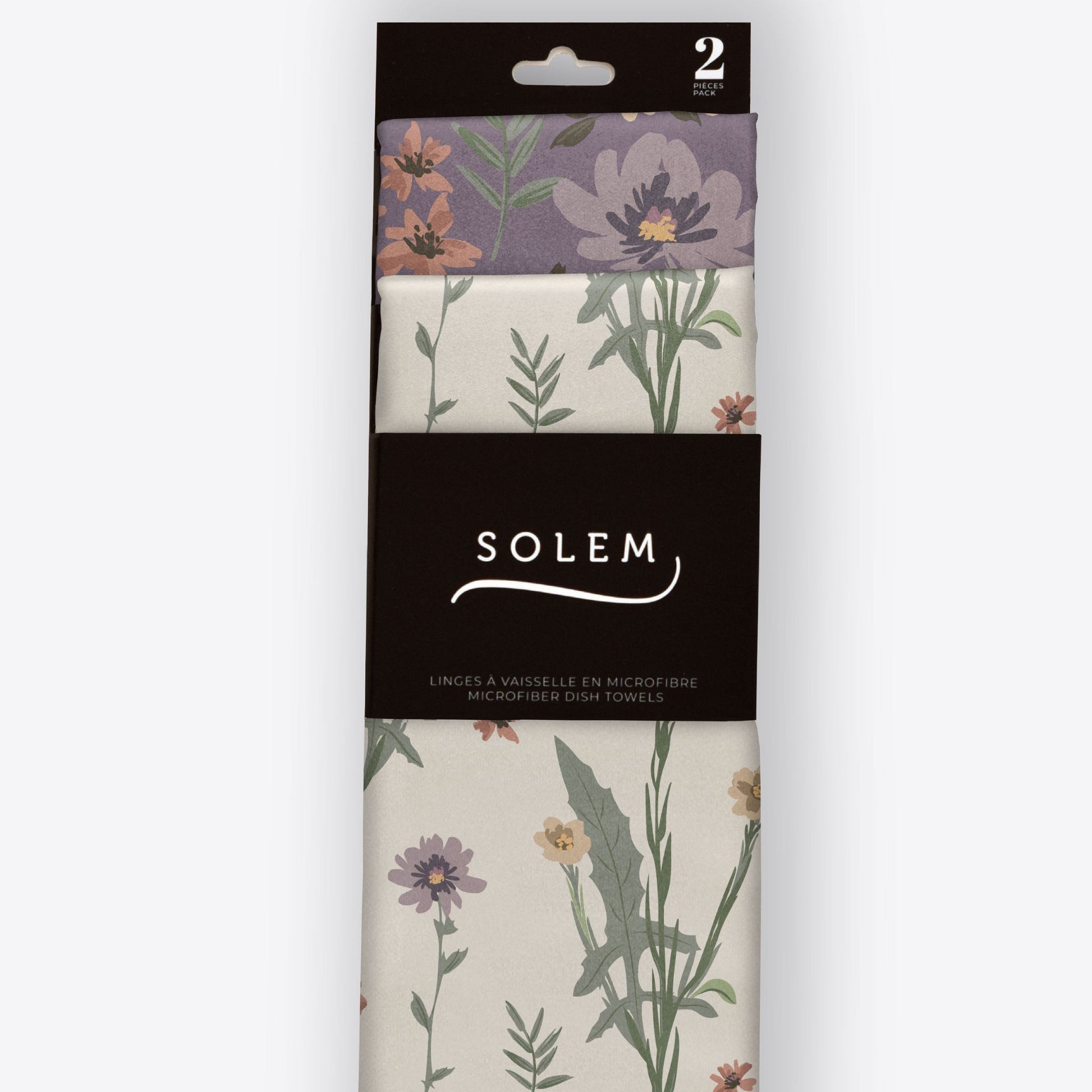 Linges à vaisselle Solem Douce floraison
