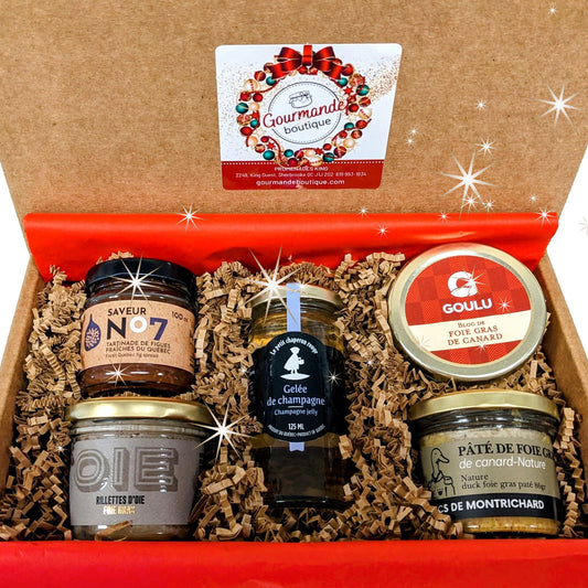 Coffret cadeau Foie gras festif - Gourmande boutique