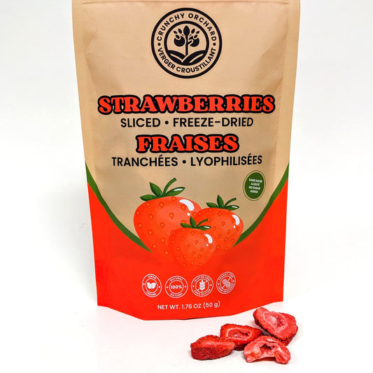 Fraises tranchées lyophilisées - Verger croustillant