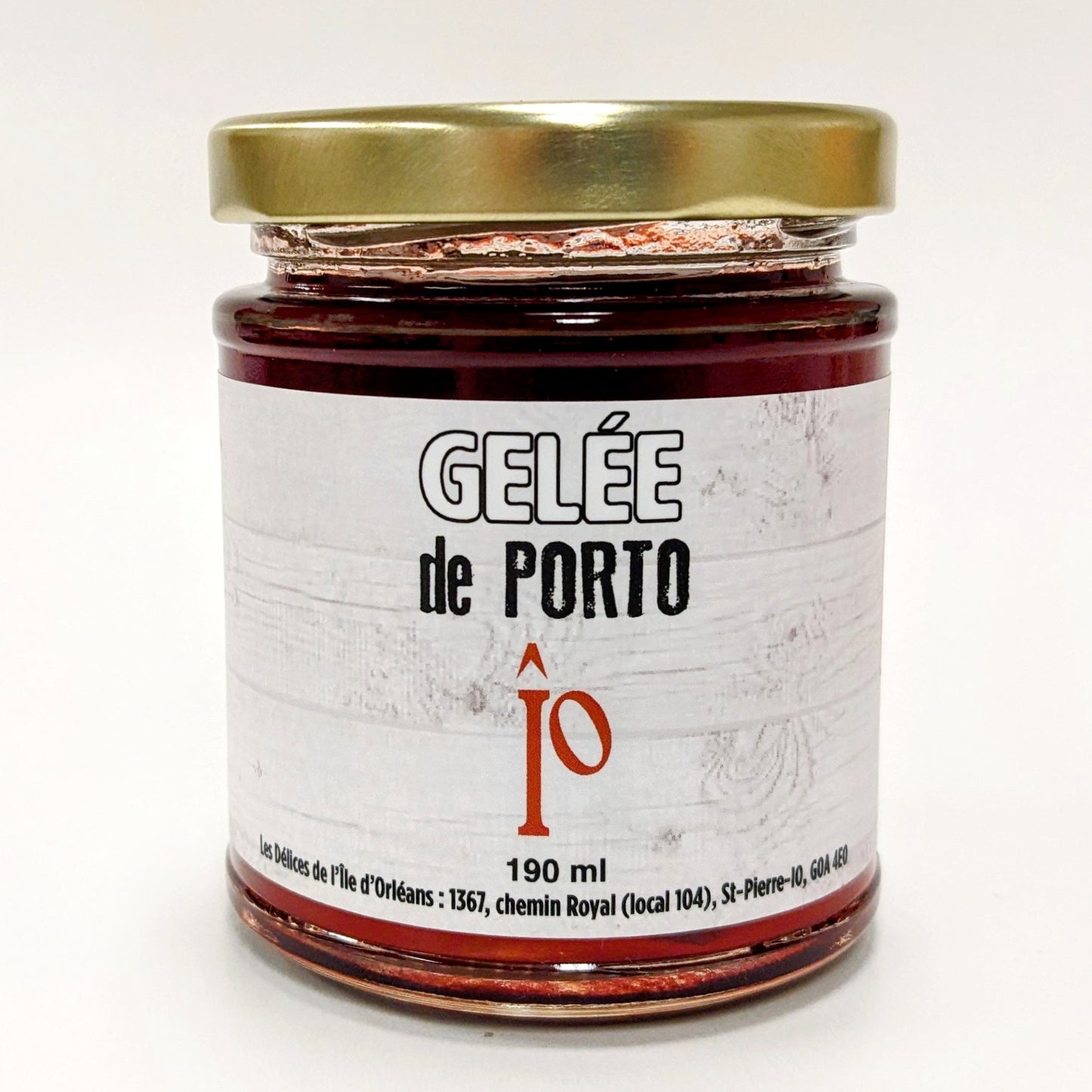 Gelée de porto - Délices de l'Île-d'Orléans