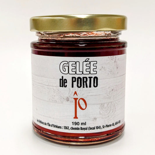 Gelée de porto - Délices de l'Île-d'Orléans