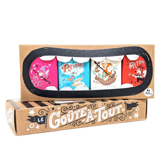 Ensemble de quatre savons Goûte-à-tout - Savonnerie des diligences