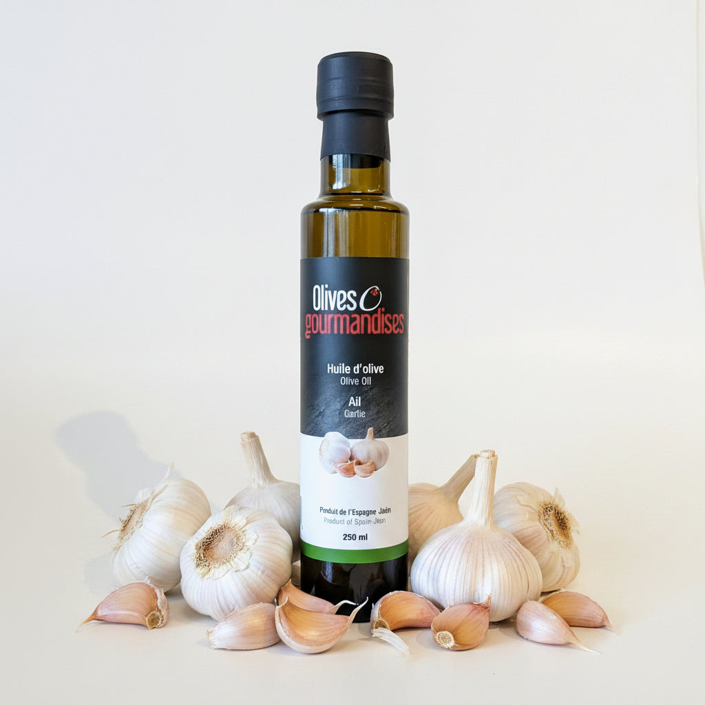 Huile d'olive - Ail - Olives et gourmandises