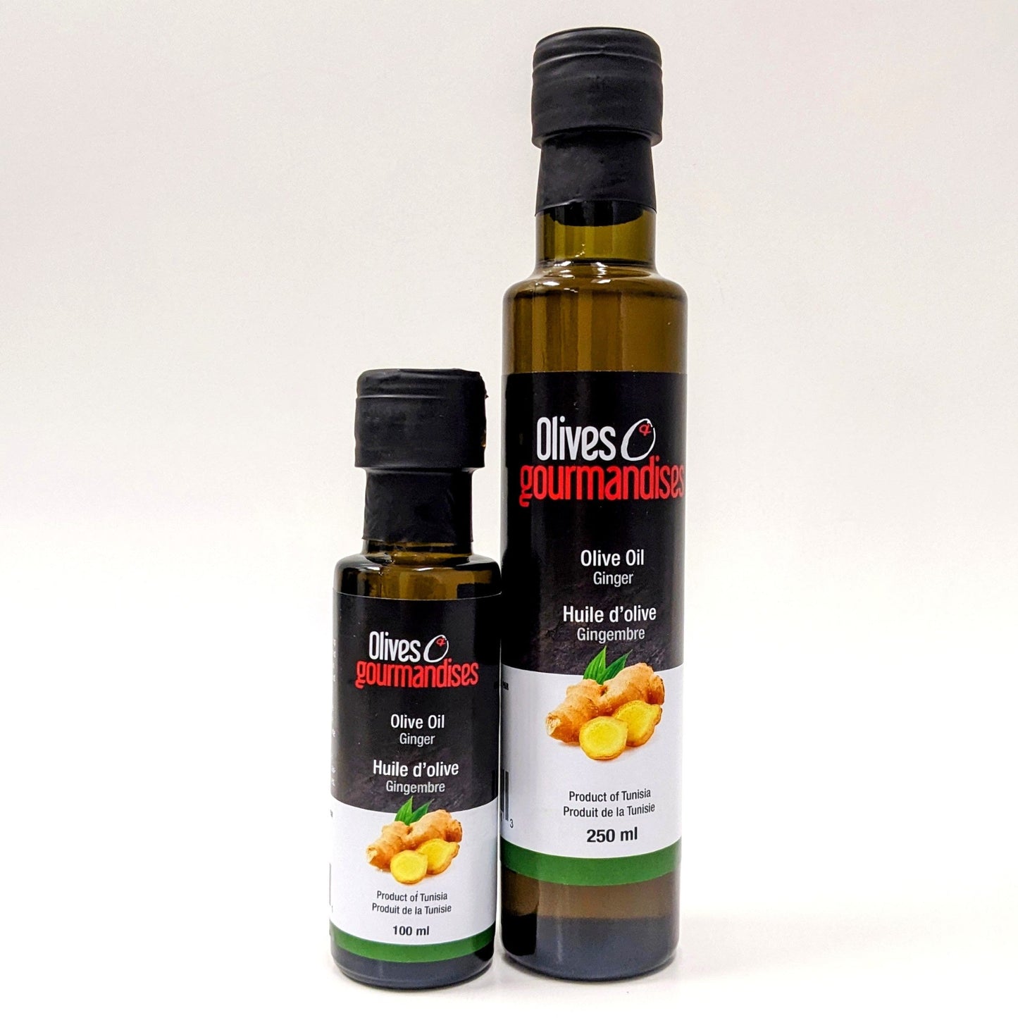 Huile d'olive au gingembre - Olives et gourmandises