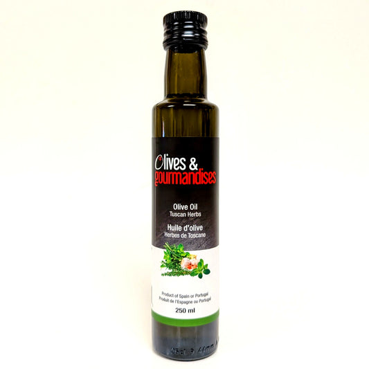 Huile d'olive Herbes de Toscane - Olives et gourmandises