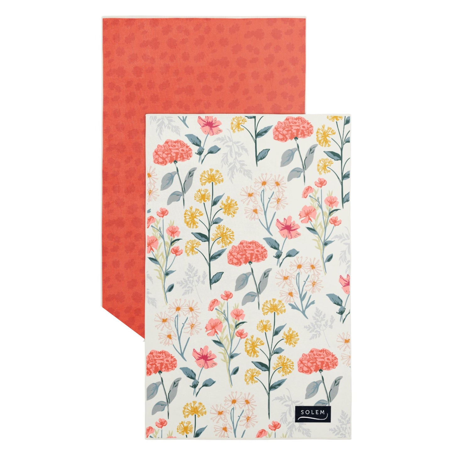 Linges à vaisselle Solem - Harmonie florale