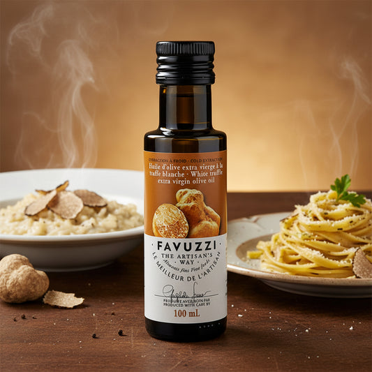 Huile d'olive extra vierge à truffe blanche - Favuzzi