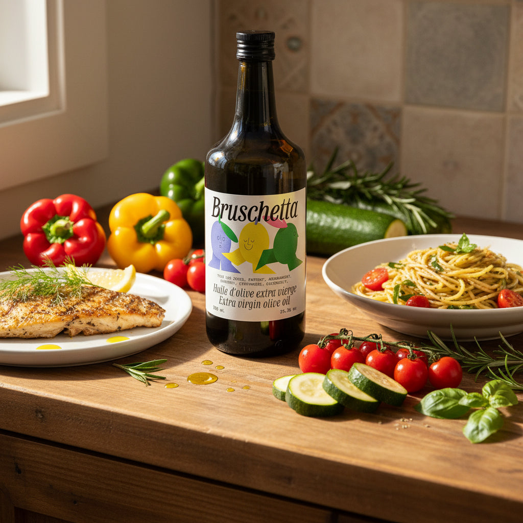 Huile d'olive extra vierge Bruschetta - Favuzzi 750 ml