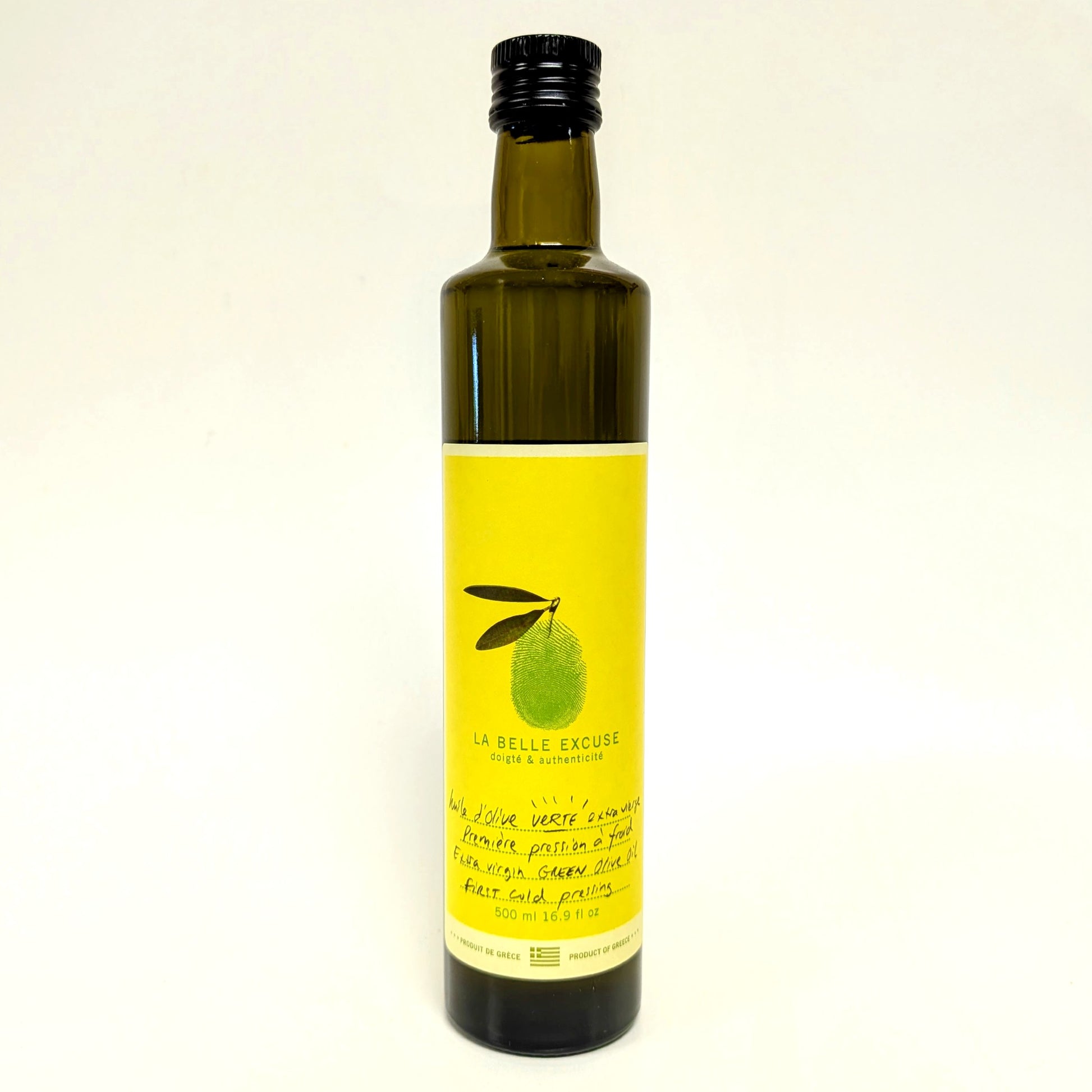 Huile d'olive verte La Belle Excuse