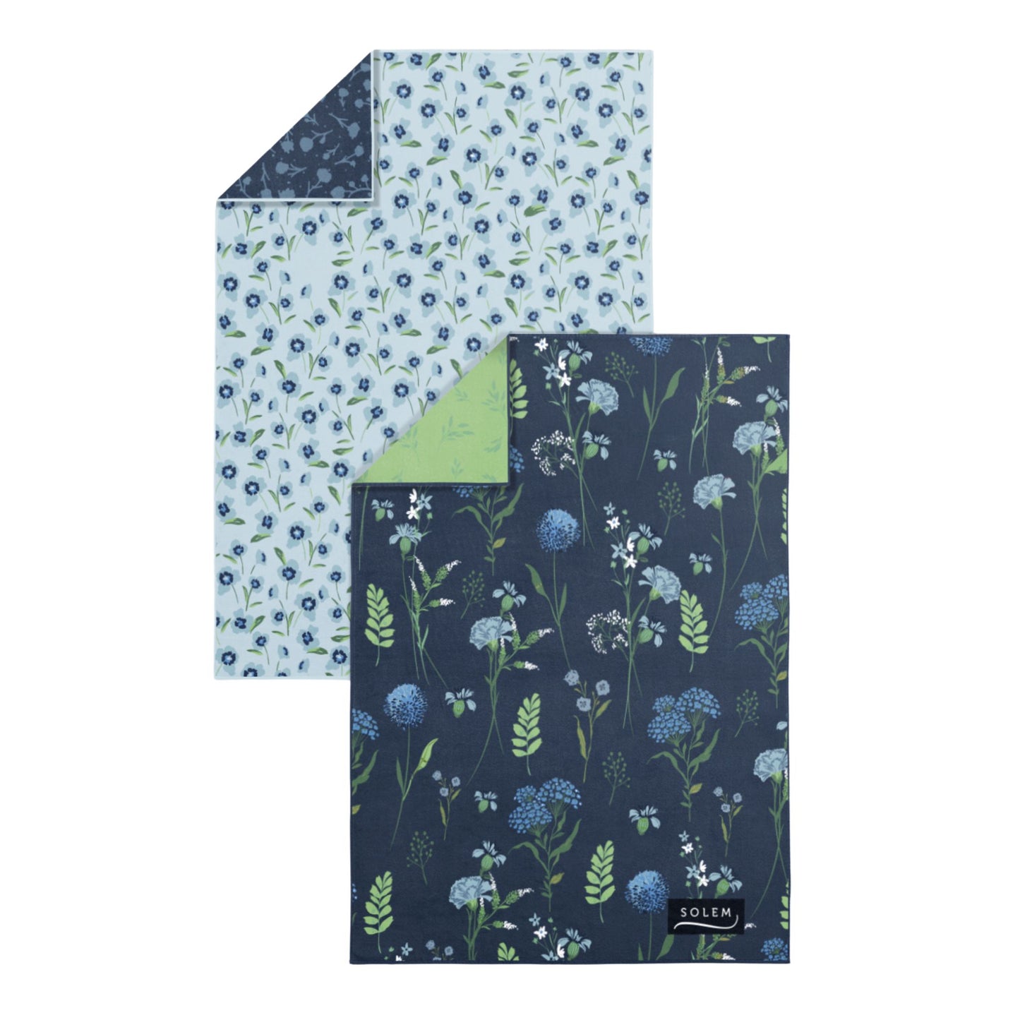 Linges à vaisselle Solem - Inspiration fleurie