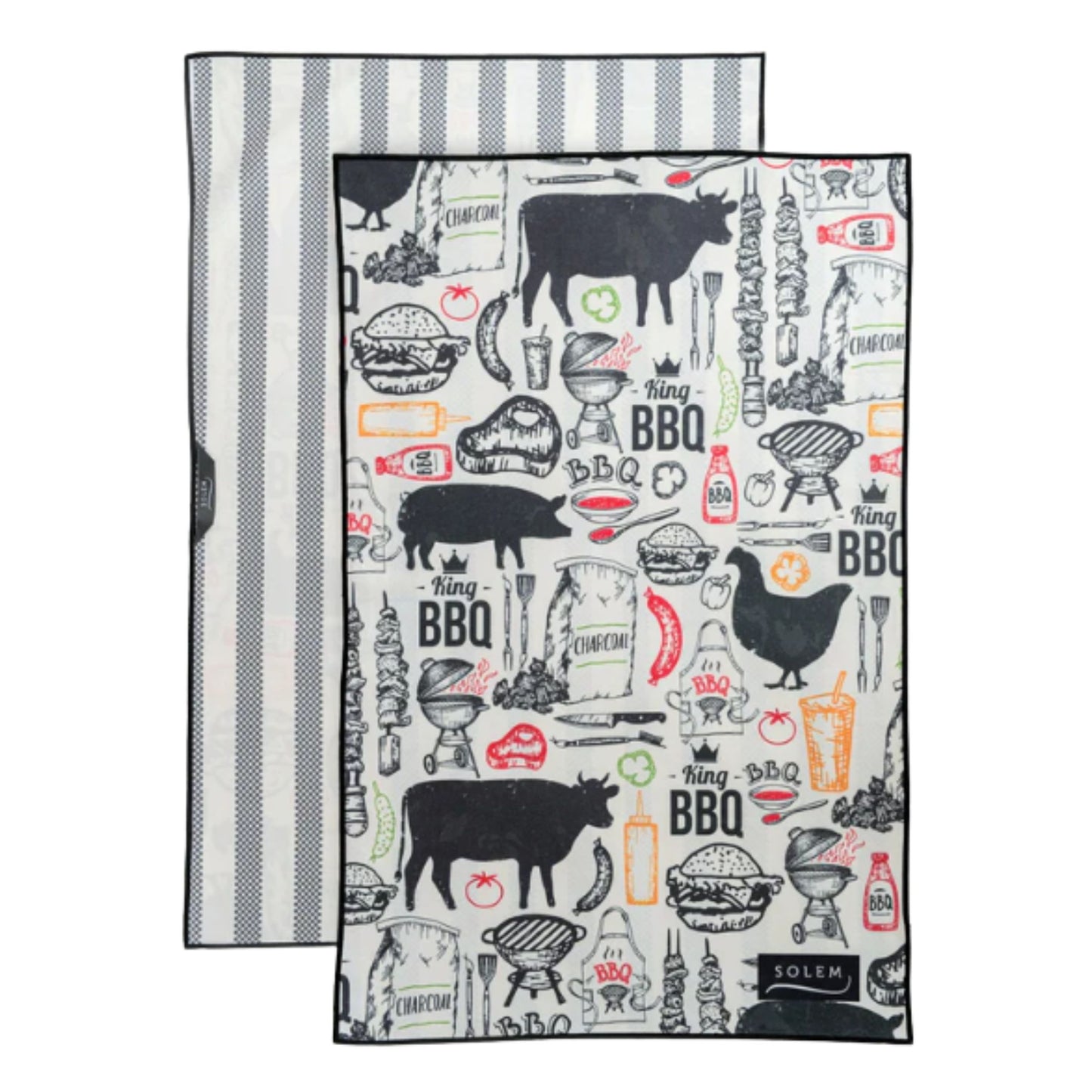 Linges à vaisselle Solem - Le roi du grill