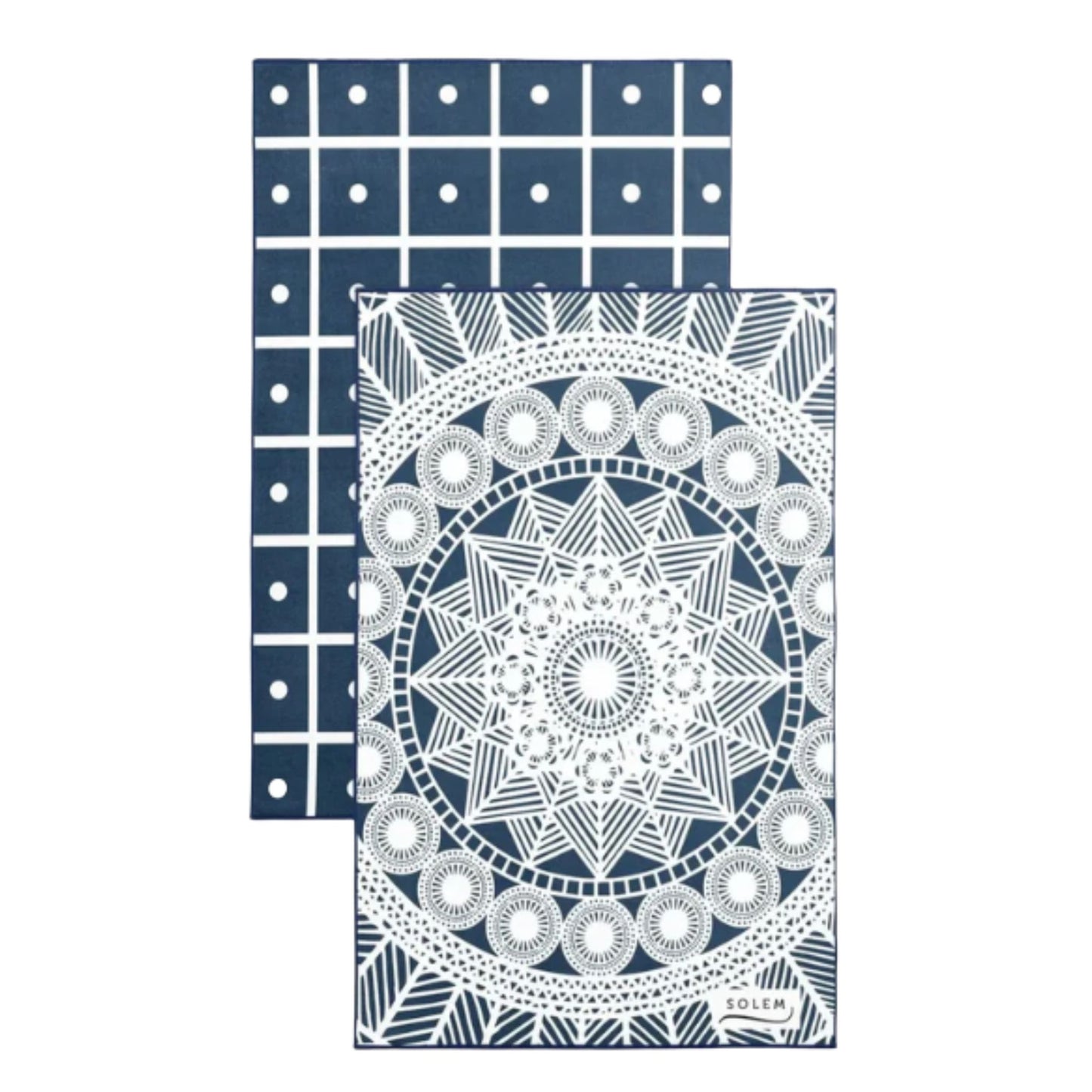 Linges à vaisselle Solem - Les Raffinés Marine