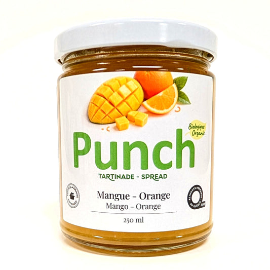 Tartinade Mangue et orange - Punch