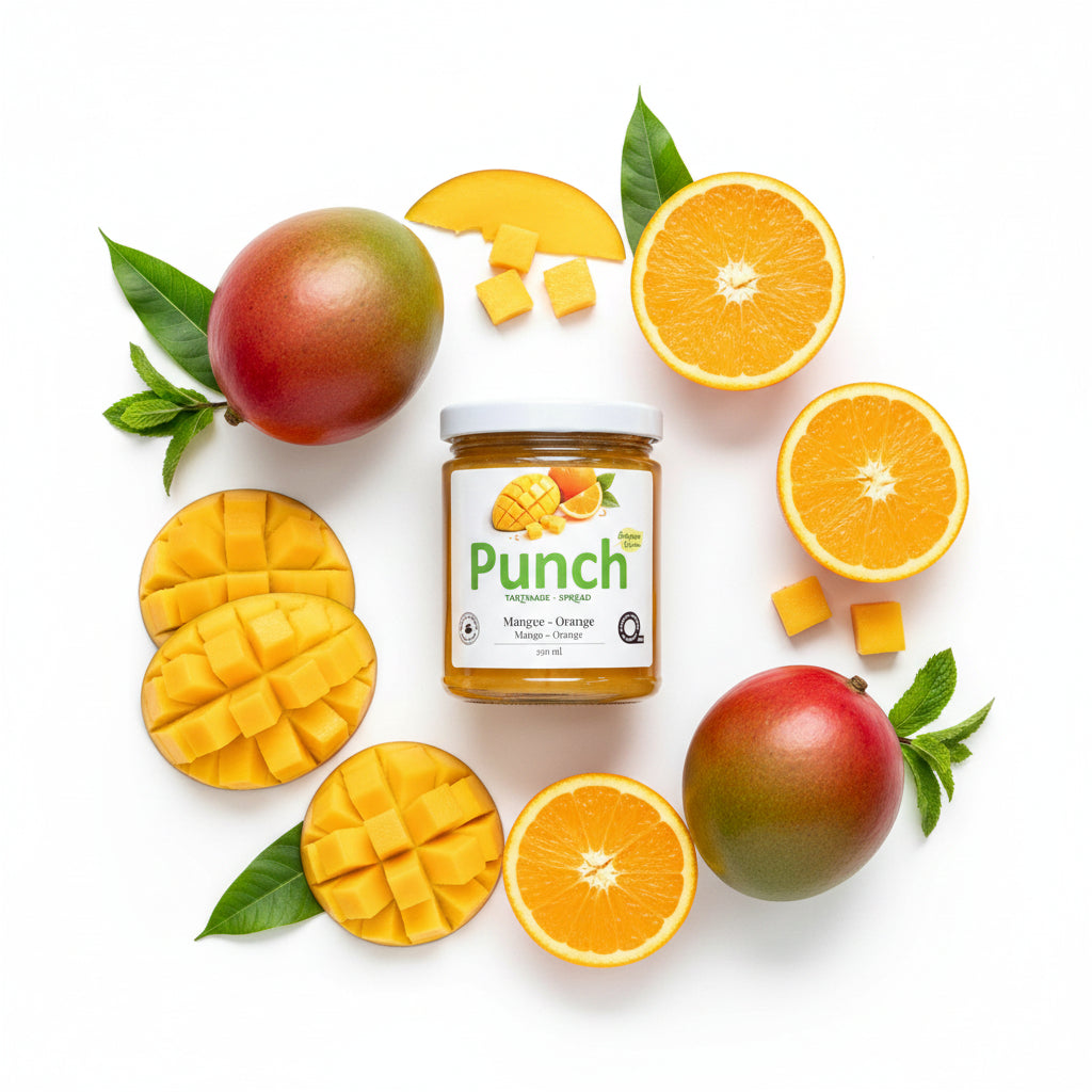 Tartinade Mangue et orange - Punch