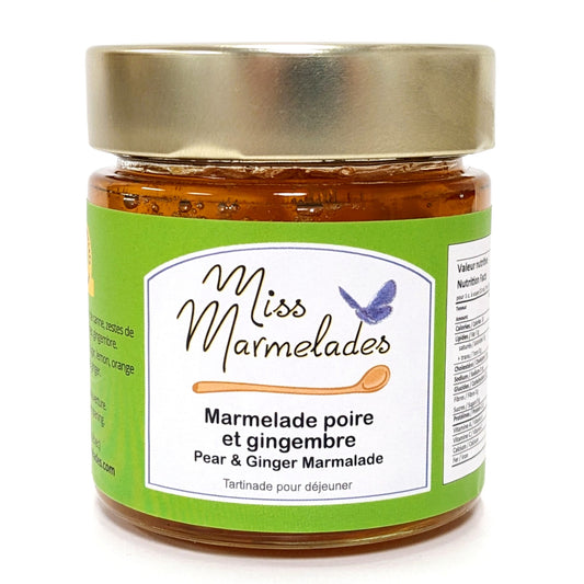 Marmelade poire et gingembre - Miss Marmelades