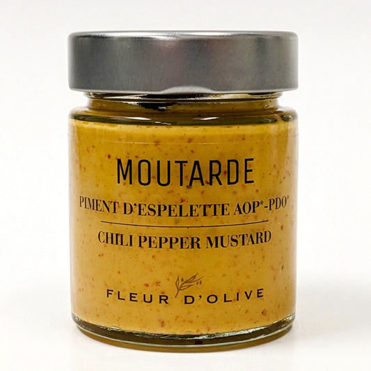 Moutarde au piment d'Espelette - Fleur d'Olive