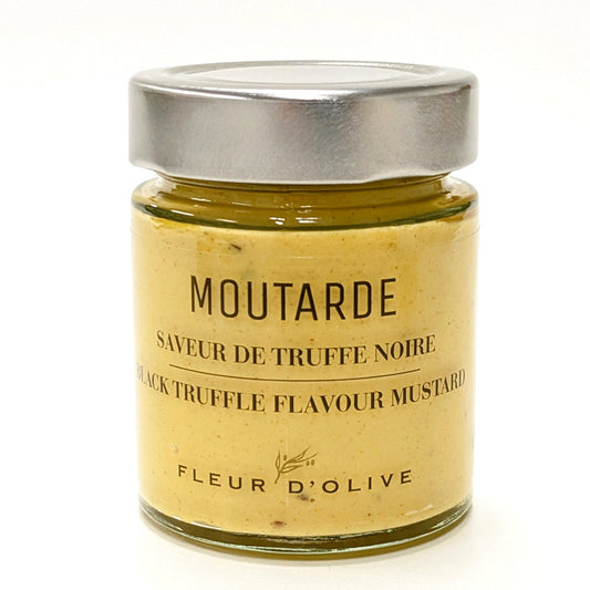 Moutarde à saveur de truffe noire - Fleur d'olive